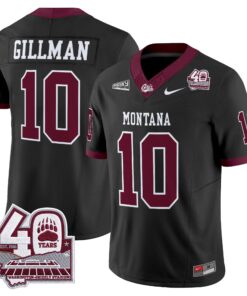 Montana Grizzlies 2026 Vapor Limited Jersey - 40th Anniversary Patch - Stitched by Digigearus