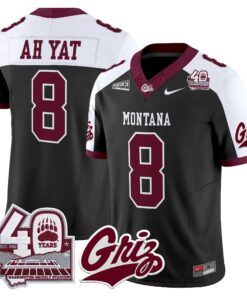 Montana Grizzlies 2026 Vapor Limited Jersey - 40th Anniversary Patch - Stitched by Digigearus