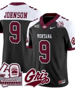 Montana Grizzlies 2026 Vapor Limited Jersey - 40th Anniversary Patch - Stitched by Digigearus