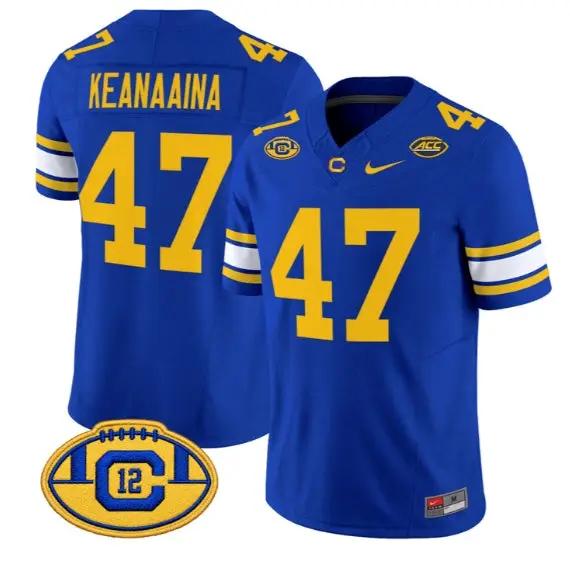 Aidan Keanaaina #47 California Golden Bears Throwback Jersey 2026 All Stitched 1 Aidan Keanaaina #47 California Golden Bears Throwback Jersey 2026 All Stitched by My Store NCAA Football Jerseys