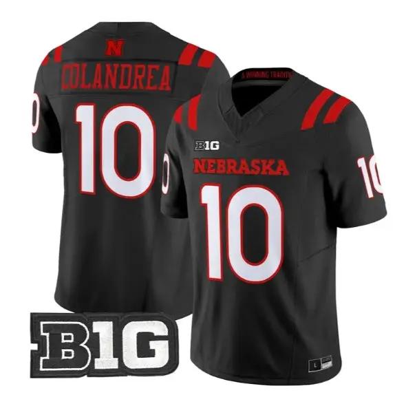 Anthony Colandrea #10 Nebraska Cornhuskers Jersey 2026 Alter All-black Stitched 1 Anthony Colandrea #10 Nebraska Cornhuskers Jersey 2026 Alter All-black Stitched by My Store NCAA Football Jerseys