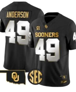 Ben Anderson #49 Oklahoma Sooners Jersey 2026 Limited All Stitched 7 Ben Anderson #49 Oklahoma Sooners Jersey 2026 Limited All Stitched by My Store NCAA Football Jerseys