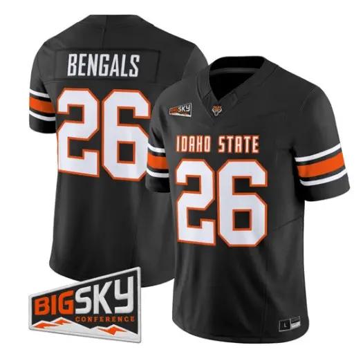 Bengals Jersey #26 Idaho State Bengals 2026 Vapor Limited All Stitched by My Store NCAA Football Jerseys