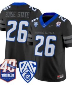 Boise State Jersey #26 Boise State Broncos 2026 Limited All Stitched by My Store NCAA Football Jerseys