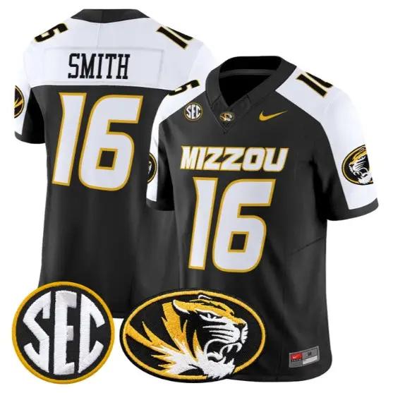 Brad Smith #16 Missouri Tigers Jersey 2026 Vapor Limited All Stitched 1 Brad Smith #16 Missouri Tigers Jersey 2026 Vapor Limited All Stitched by My Store NCAA Football Jerseys