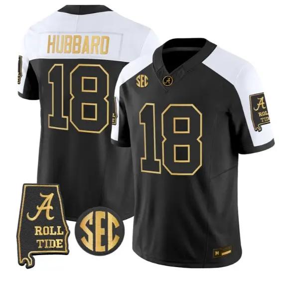 Bray Hubbard #18 Alabama Crimson Tide Jersey 2026 Alabama Map Stitched 1 Bray Hubbard #18 Alabama Crimson Tide Jersey 2026 Alabama Map Stitched by My Store NCAA Football Jerseys