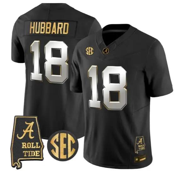 Bray Hubbard #18 Alabama Crimson Tide Jersey 2026 Alabama Map Stitched 3 Bray Hubbard #18 Alabama Crimson Tide Jersey 2026 Alabama Map Stitched by My Store NCAA Football Jerseys