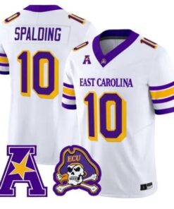 Brock Spalding Jersey #10 East Carolina Pirates 2026 Vapor Limited All Stitched by My Store NCAA Football Jerseys
