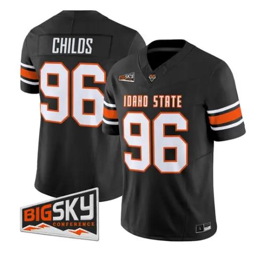 Bronson Childs Jersey #96 Idaho State Bengals 2026 Limited All Stitched by My Store NCAA Football Jerseys