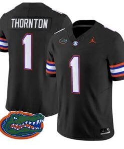 Bryce Thornton #1 Florida Gators Jersey 2026 Vapor Limited Stitched by My Store NCAA Football Jerseys