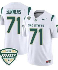 Bryson Summers Jersey #71 Sacramento State Hornets 2026 All Stitched 6 Bryson Summers Jersey #71 Sacramento State Hornets 2026 All Stitched by My Store NCAA Football Jerseys