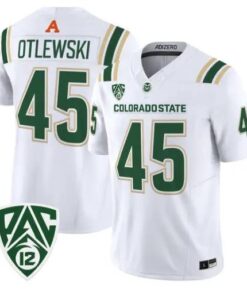 Caleb Otlewski Jersey #45 Colorado State Rams 2026 Vapor All Stitched 6 Caleb Otlewski Jersey #45 Colorado State Rams 2026 Vapor All Stitched by My Store NCAA Football Jerseys