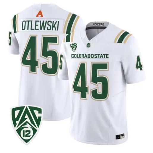 Caleb Otlewski Jersey #45 Colorado State Rams 2026 Vapor All Stitched 3 Caleb Otlewski Jersey #45 Colorado State Rams 2026 Vapor All Stitched by My Store NCAA Football Jerseys