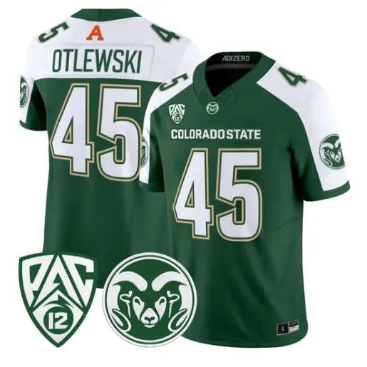 Caleb Otlewski Jersey #45 Colorado State Rams 2026 Vapor All Stitched 1 Caleb Otlewski Jersey #45 Colorado State Rams 2026 Vapor All Stitched by My Store NCAA Football Jerseys