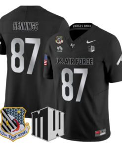 Chad Hennings Jersey #87 Air Force Falcons 2026 Vapor Limited All Stitched by My Store NCAA Football Jerseys