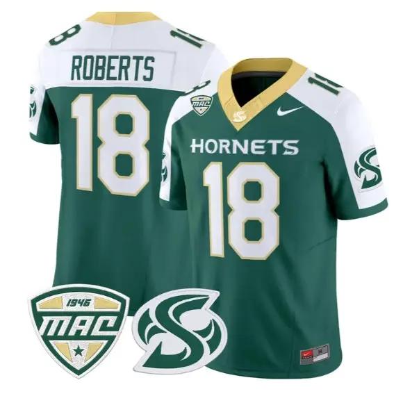 Charles Roberts Jersey #18 Sacramento State Hornet 2026 All Stitched by My Store NCAA Football Jerseys