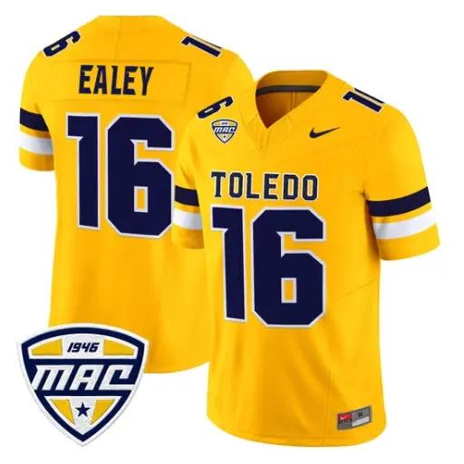 Chuck Ealey Jersey #16 Toledo Rockets 2026 Vapor Limited All Stitched 2 Chuck Ealey Jersey #16 Toledo Rockets 2026 Vapor Limited All Stitched by My Store NCAA Football Jerseys