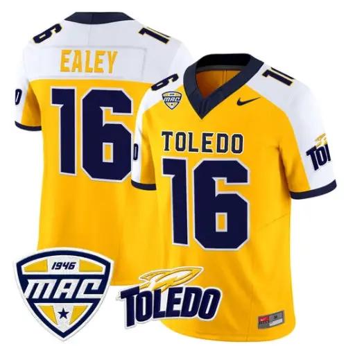 Chuck Ealey Jersey #16 Toledo Rockets 2026 Vapor Limited All Stitched 1 Chuck Ealey Jersey #16 Toledo Rockets 2026 Vapor Limited All Stitched by My Store NCAA Football Jerseys