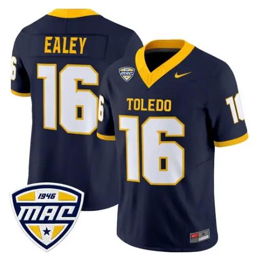 Chuck Ealey Jersey #16 Toledo Rockets 2026 Vapor Limited All Stitched 4 Chuck Ealey Jersey #16 Toledo Rockets 2026 Vapor Limited All Stitched by My Store NCAA Football Jerseys