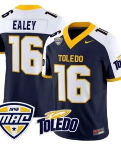 Chuck Ealey Jersey #16 Toledo Rockets 2026 Vapor Limited All Stitched 8 Chuck Ealey Jersey #16 Toledo Rockets 2026 Vapor Limited All Stitched by My Store NCAA Football Jerseys