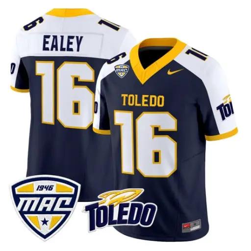 Chuck Ealey Jersey #16 Toledo Rockets 2026 Vapor Limited All Stitched 3 Chuck Ealey Jersey #16 Toledo Rockets 2026 Vapor Limited All Stitched by My Store NCAA Football Jerseys