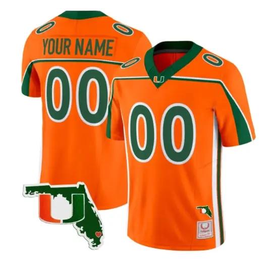 Custom Miami Hurricanes Jersey Name, Number 2026 Vapor Limited Stitched Orange 1 Custom Miami Hurricanes Jersey Name, Number 2026 Vapor Limited Stitched Orange by My Store NCAA Football Jerseys