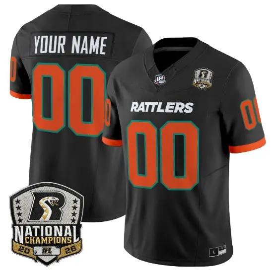Custom Arizona Rattlers Jersey 2026 National Campions Patch Stitched by My Store NCAA Football Jerseys