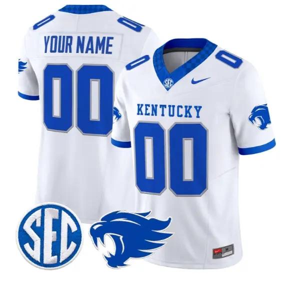 Custom Kentucky Wildcats Jersey Name, Number 2026 Limited Stitched 6 Custom Kentucky Wildcats Jersey Name, Number 2026 Limited Stitched by My Store NCAA Football Jerseys