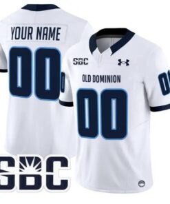 Custom Old Dominion Monarchs Jersey Name, Number 2026 Vapor All Stitched by My Store NCAA Football Jerseys