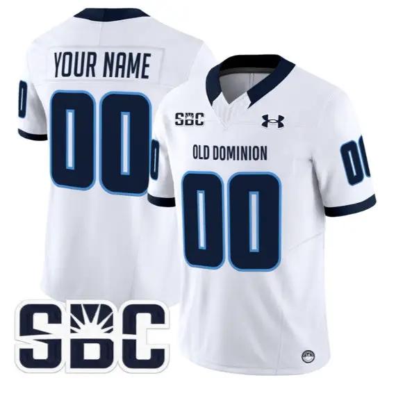 Custom Old Dominion Monarchs Jersey Name, Number 2026 Vapor All Stitched by My Store NCAA Football Jerseys