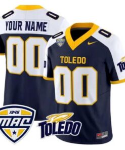 Custom Toledo Rockets Jersey Name, Number 2026 Vapor All Stitched 9 Custom Toledo Rockets Jersey Name, Number 2026 Vapor All Stitched by My Store NCAA Football Jerseys