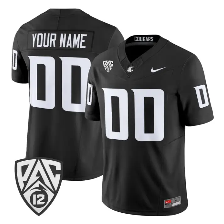 Custom Washington State Cougars Jersey Name, Number 2026 Vapor Stitched 5 Custom Washington State Cougars Jersey Name, Number 2026 Vapor Stitched by My Store NCAA Football Jerseys