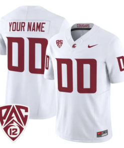 Custom Washington State Cougars Jersey Name, Number 2026 Vapor Stitched 8 Custom Washington State Cougars Jersey Name, Number 2026 Vapor Stitched by My Store NCAA Football Jerseys