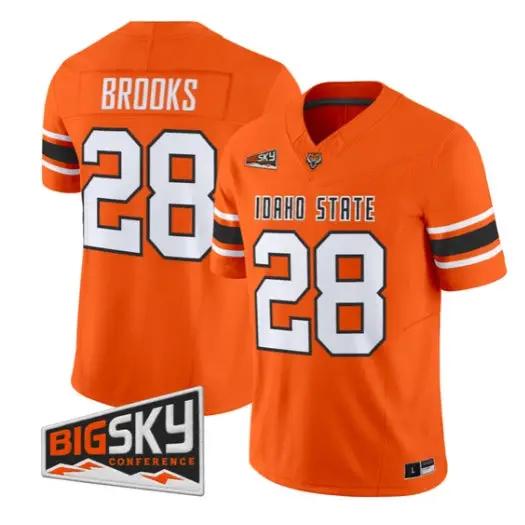 Dason Brooks Jersey #28 Idaho State Bengals 2026 Limited All Stitched 2 Dason Brooks Jersey #28 Idaho State Bengals 2026 Limited All Stitched by My Store NCAA Football Jerseys