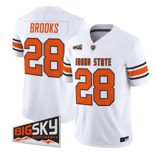 Dason Brooks Jersey #28 Idaho State Bengals 2026 Limited All Stitched 3 Dason Brooks Jersey #28 Idaho State Bengals 2026 Limited All Stitched by My Store NCAA Football Jerseys