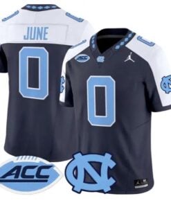 Demon June Jersey #0 North Carolina Tar Heels 2026 Limited Stitched by My Store NCAA Football Jerseys