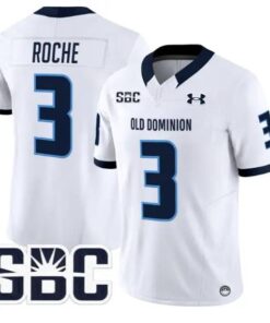 Devin Roche Jersey #3 Old Dominion Monarchs 2026 Limited All Stitched by My Store NCAA Football Jerseys