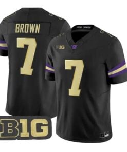 Elijah Brown #7 Washington Huskies Jersey 2026 Limited All Stitched by My Store NCAA Football Jerseys