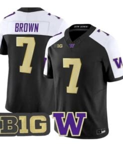 Elijah Brown #7 Washington Huskies Jersey 2026 Limited All Stitched by My Store NCAA Football Jerseys