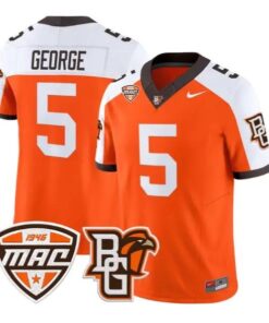 Eriq George #5 Bowling Green Falcons Jersey 2026 Limited Stitched 8 Eriq George #5 Bowling Green Falcons Jersey 2026 Limited Stitched by My Store NCAA Football Jerseys