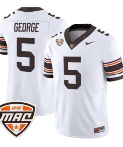 Eriq George #5 Bowling Green Falcons Jersey 2026 Limited Stitched 10 Eriq George #5 Bowling Green Falcons Jersey 2026 Limited Stitched by My Store NCAA Football Jerseys
