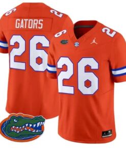 Gators #26 Florida Gators Jersey 2026 Vapor Limited All Stitched by My Store NCAA Football Jerseys