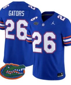 Gators #26 Florida Gators Jersey 2026 Vapor Limited All Stitched by My Store NCAA Football Jerseys