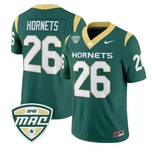 Hornets Jersey #26 Sacramento State Hornets 2026 Limited Stitched by My Store NCAA Football Jerseys