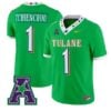 Jack Tchienchou #1 Tulane Green Wave Jersey 2026 City Edition Limited Stitched