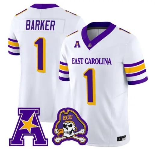 Jackson Barker Jersey #1 East Carolina Pirates 2026 Vapor Limited All Stitched 1 Jackson Barker Jersey #1 East Carolina Pirates 2026 Vapor Limited All Stitched by My Store NCAA Football Jerseys