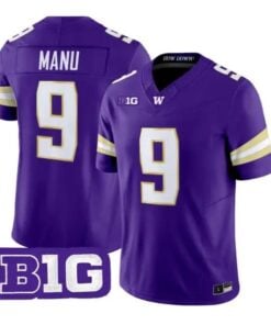 Jacob Manu #9 Washington Huskies Jersey 2026 Limited All Stitched 9 Jacob Manu #9 Washington Huskies Jersey 2026 Limited All Stitched by My Store NCAA Football Jerseys