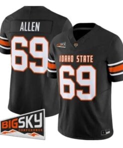 Jared Allen Jersey #69 Idaho State Bengals 2026 Limited All Stitched by My Store NCAA Football Jerseys