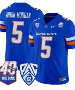 Jayden Virgin-Morgan Jersey #5 Boise State Broncos 2026 All Stitched 11 Jayden Virgin-Morgan Jersey #5 Boise State Broncos 2026 All Stitched by My Store NCAA Football Jerseys