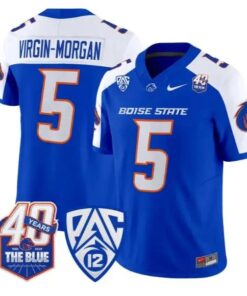 Jayden Virgin-Morgan Jersey #5 Boise State Broncos 2026 All Stitched 10 Jayden Virgin-Morgan Jersey #5 Boise State Broncos 2026 All Stitched by My Store NCAA Football Jerseys